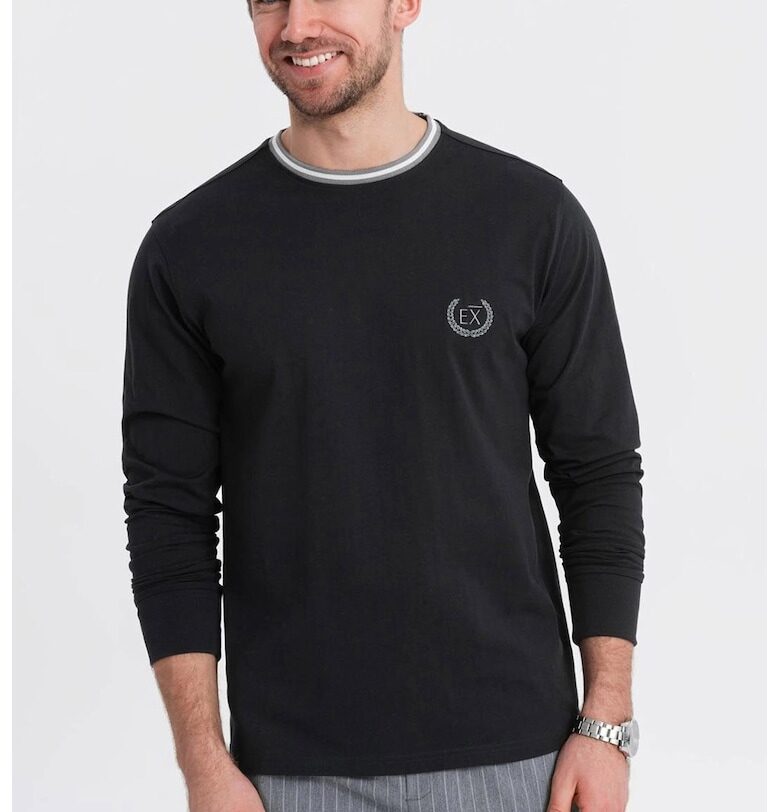 Памучна блуза с лого OMBRE