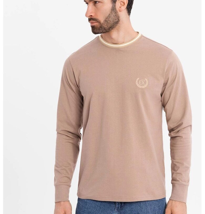 Памучна блуза с лого OMBRE