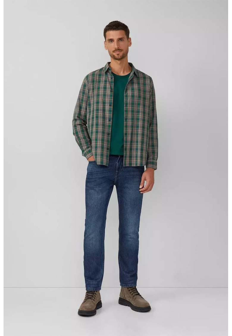 Памучна блуза с овално деколте sOliver