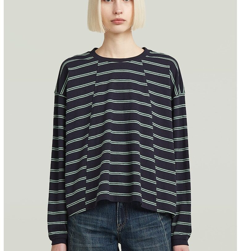 Памучна блуза с паднали ръкави G-STAR