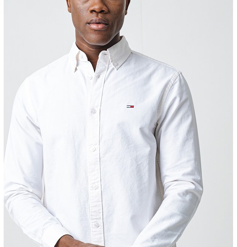 Памучна риза със стандартна кройка Tommy Jeans