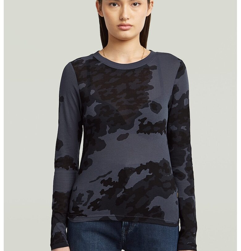 Памучна слим блуза G-STAR