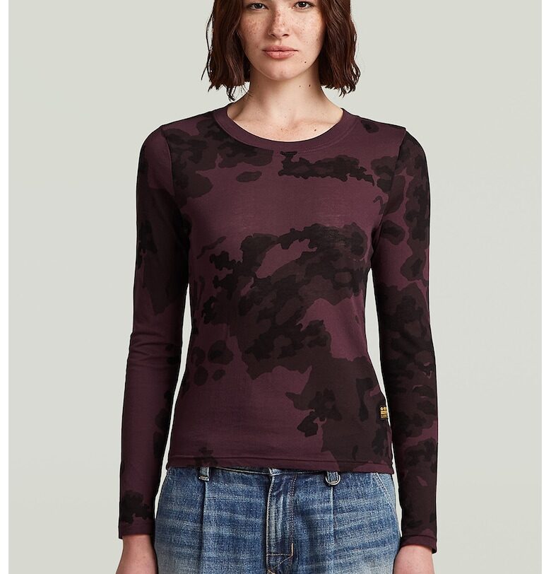 Памучна слим блуза G-STAR