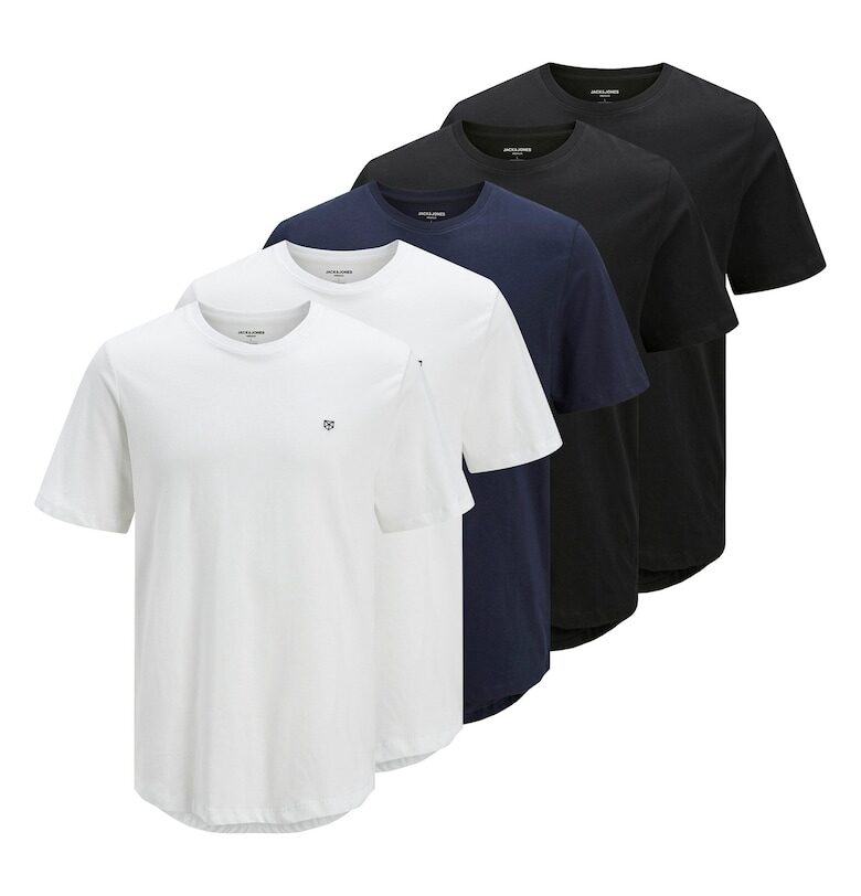 Памучна тениска - 5 броя Jack  Jones