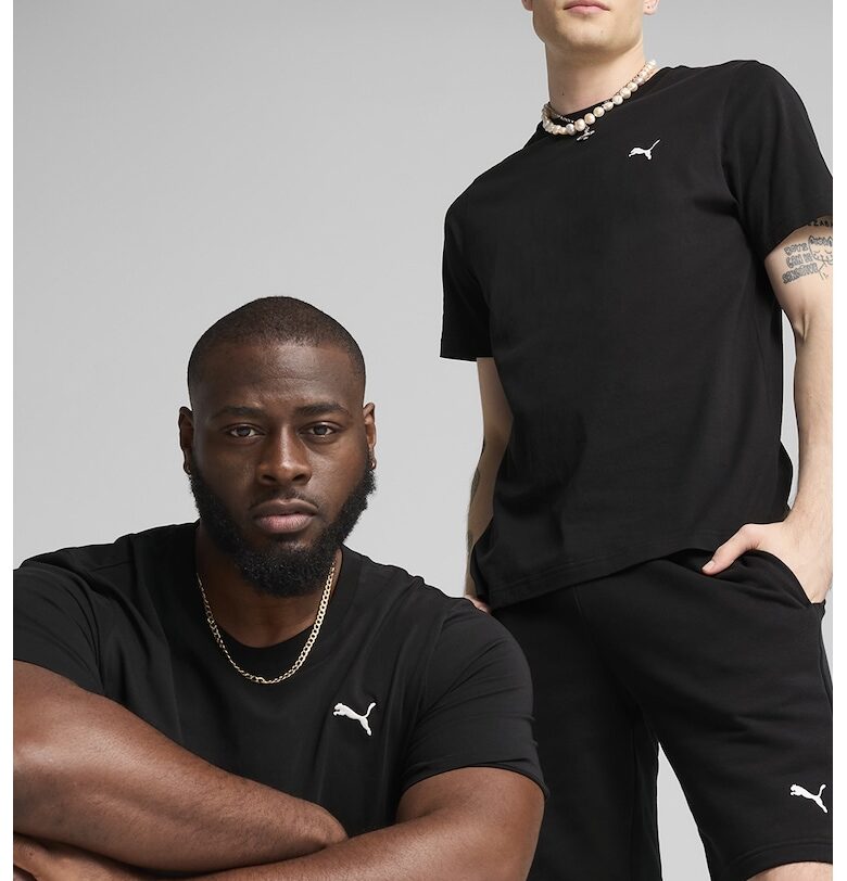 Памучна тениска с бродирано лого Puma