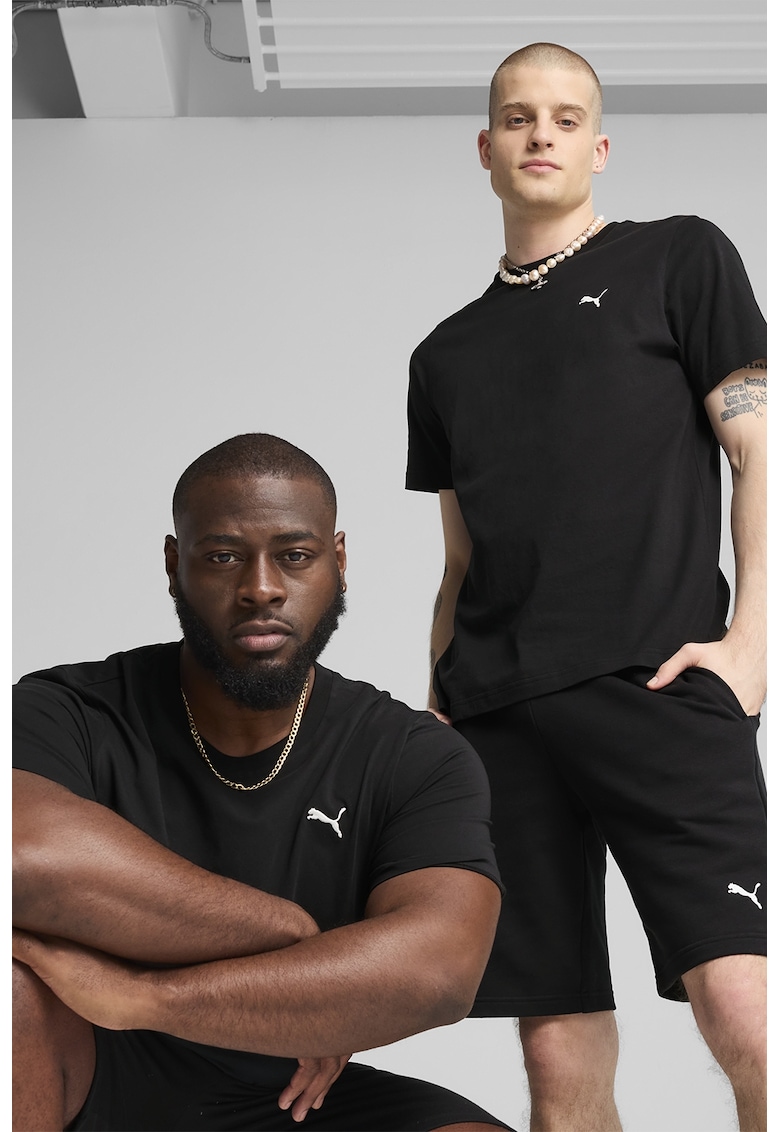 Памучна тениска с бродирано лого Puma