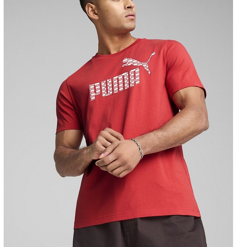 Памучна тениска с лого Puma