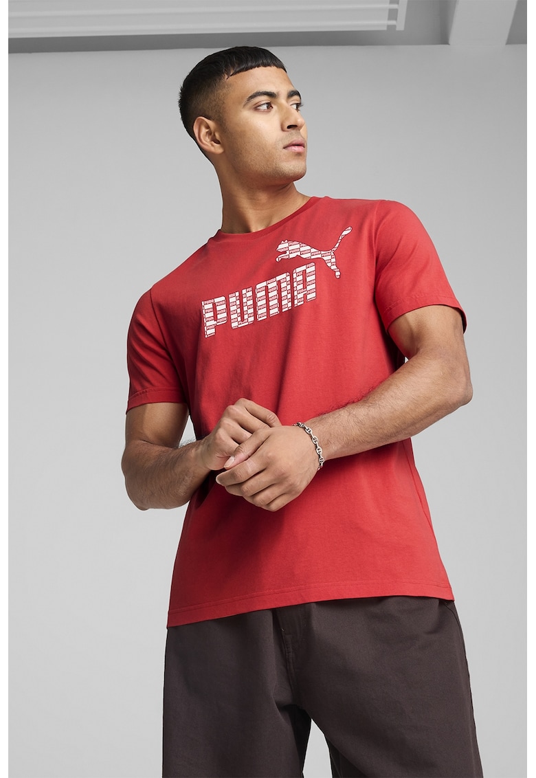 Памучна тениска с лого Puma