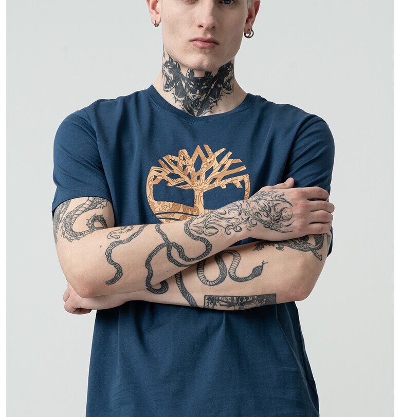 Памучна тениска с принт Timberland