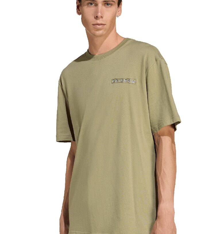 Памучна тениска с принт на гърба adidas Originals