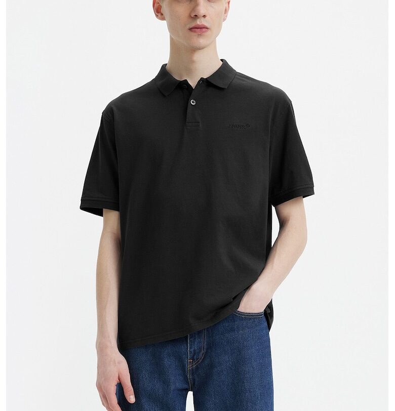 Памучна тениска с яка Levis