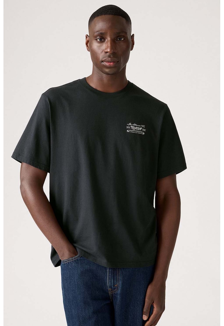 Памучна тениска със свободна кройка Levis