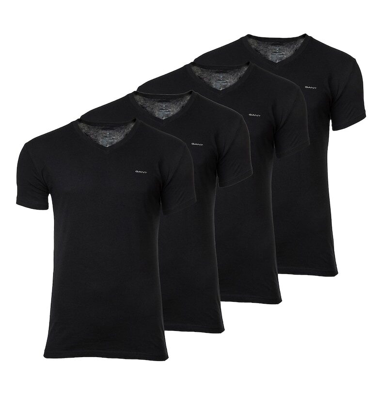 Памучни слим тениски - 4 чифта Gant