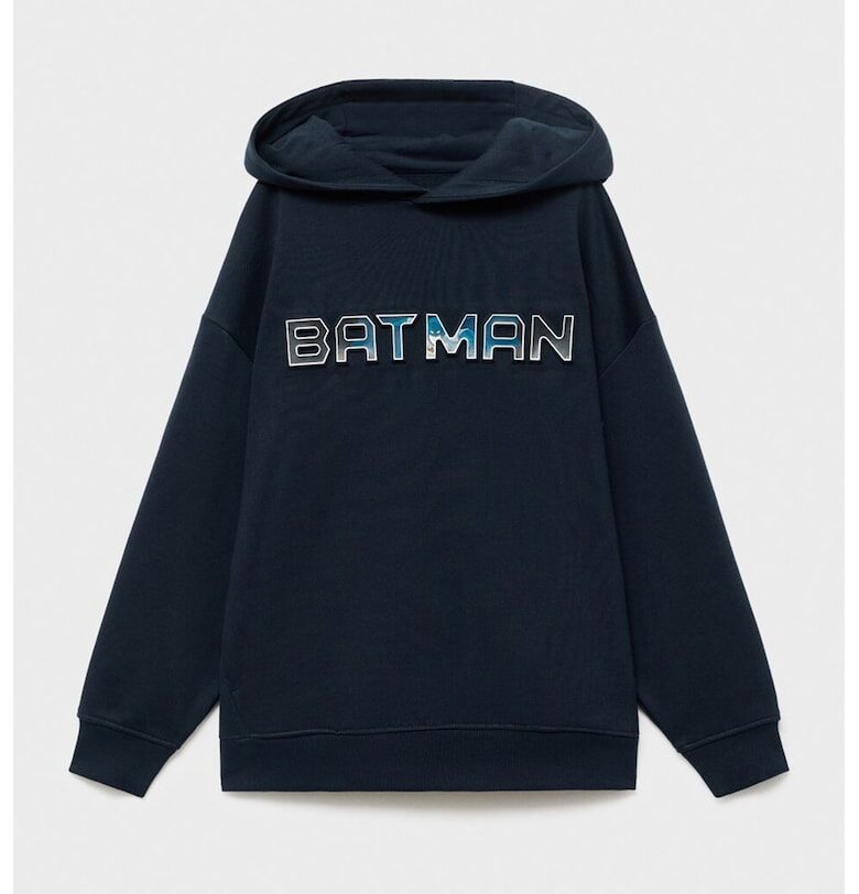 Памучно худи с принт Mango