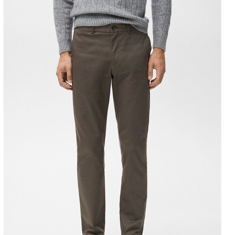 Панталон чино със средновисока талия Mango