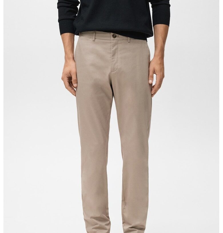 Панталон чино със средновисока талия Mango