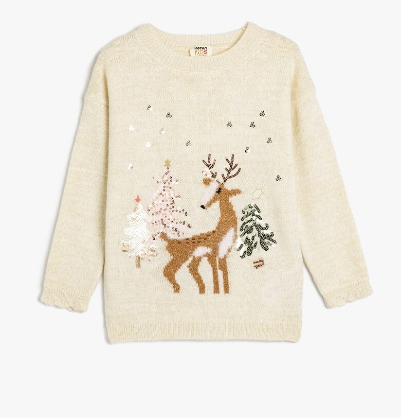 Плетен пуловер Christmas KOTON