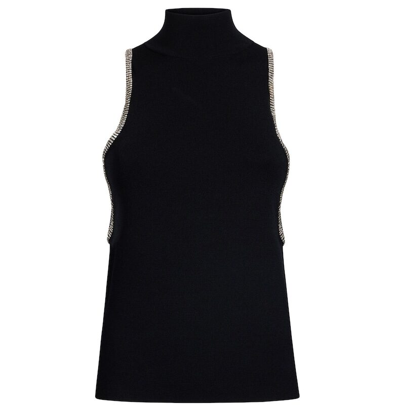 Плетен топ с декоративни камъни Liu Jo