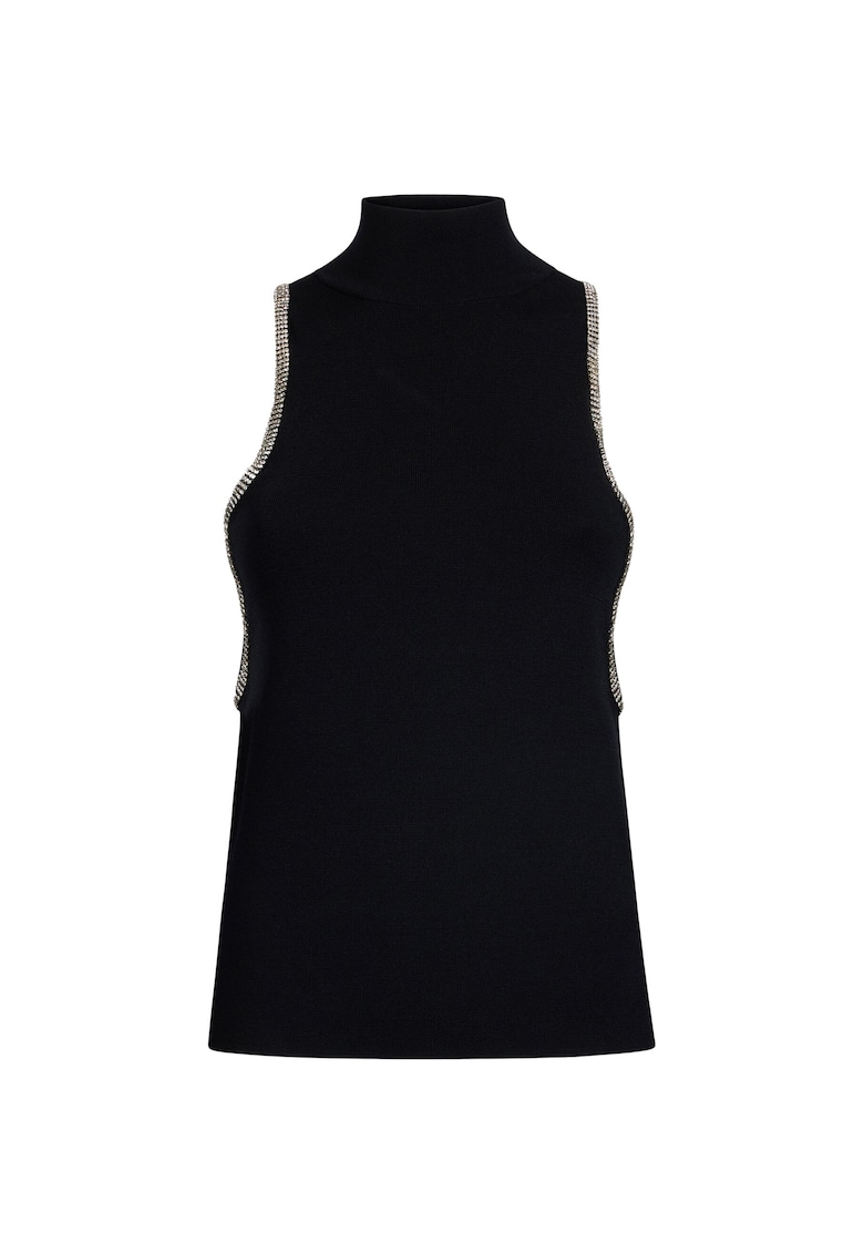 Плетен топ с декоративни камъни Liu Jo