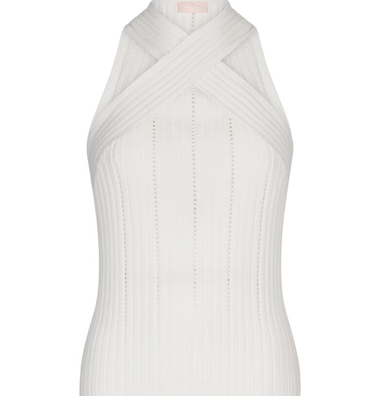 Плетен топ с усукан детайл Liu Jo