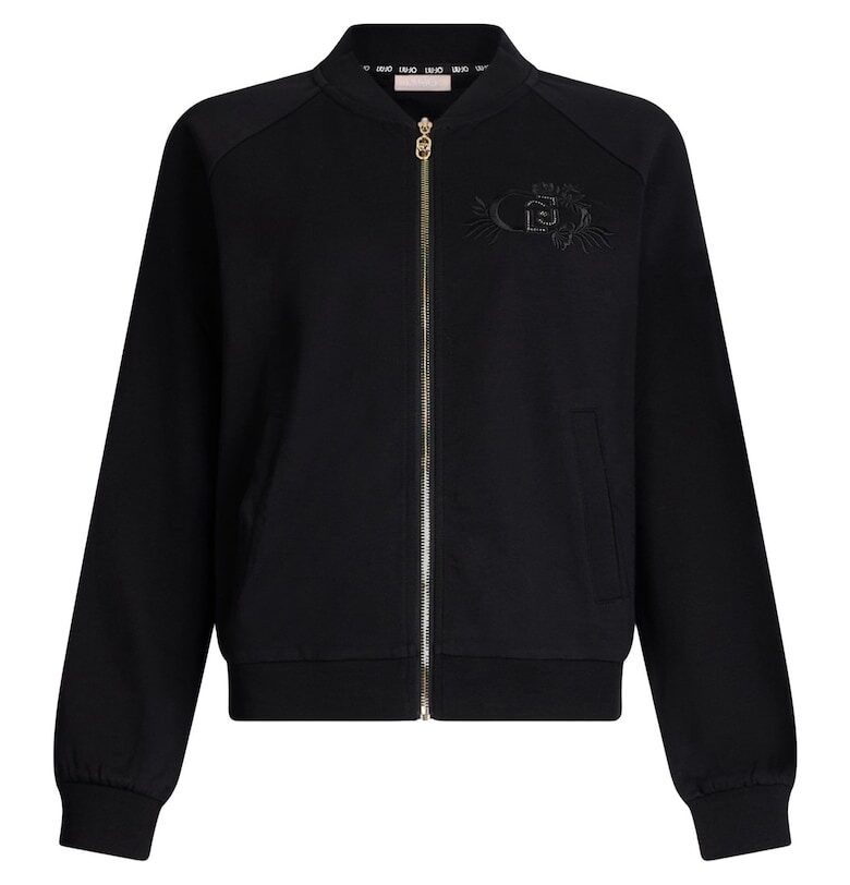 Поларено яке бомбър с бродерия Liu Jo