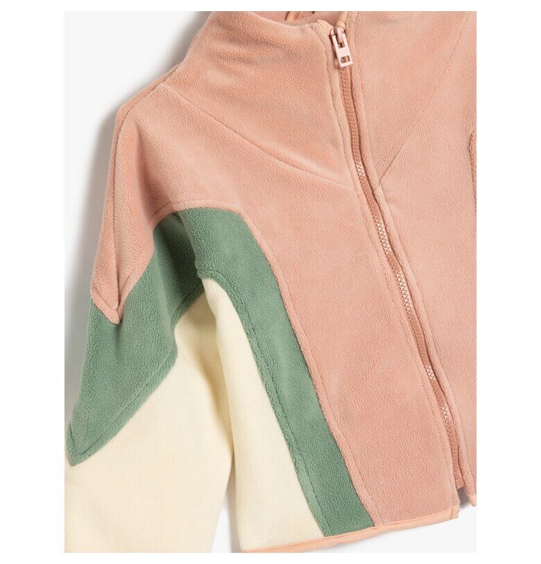 Поларено яке с цветен блок KOTON