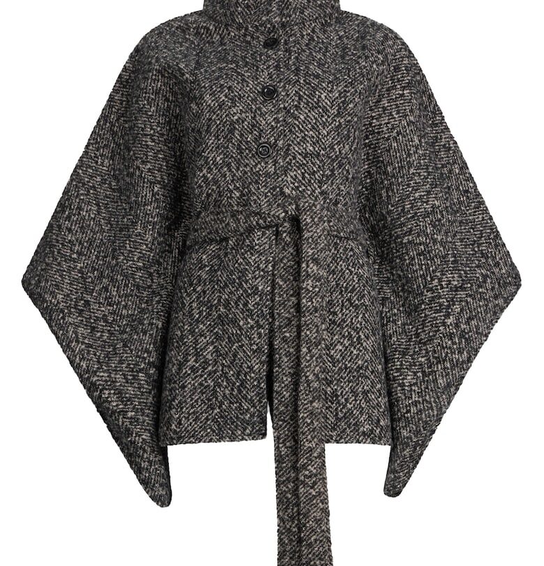 Пончо с висока яка и връзка Liu Jo