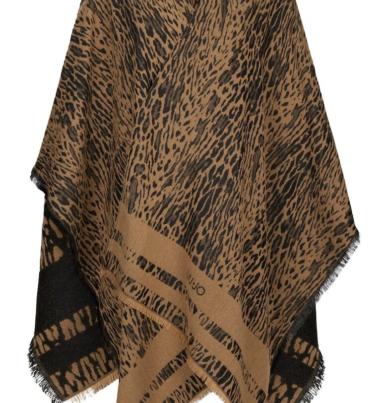 Пончо с принт Liu Jo