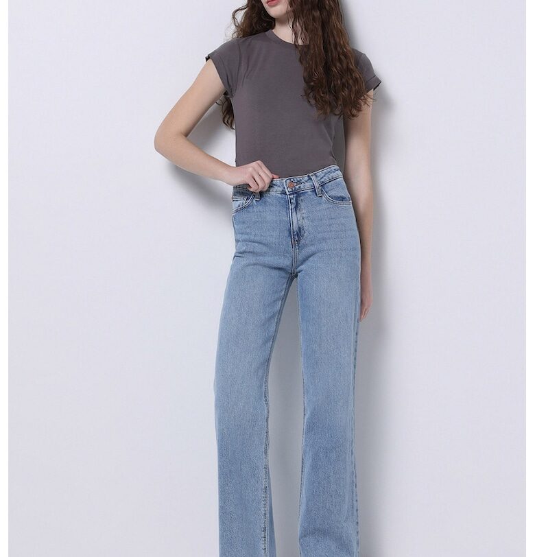 Прави дънки с висока талия COLINS