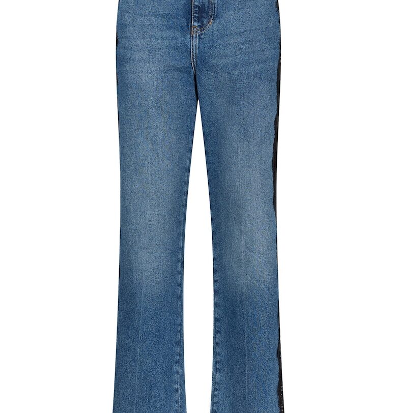 Прави дънки с полупрозрачни панели Liu Jo