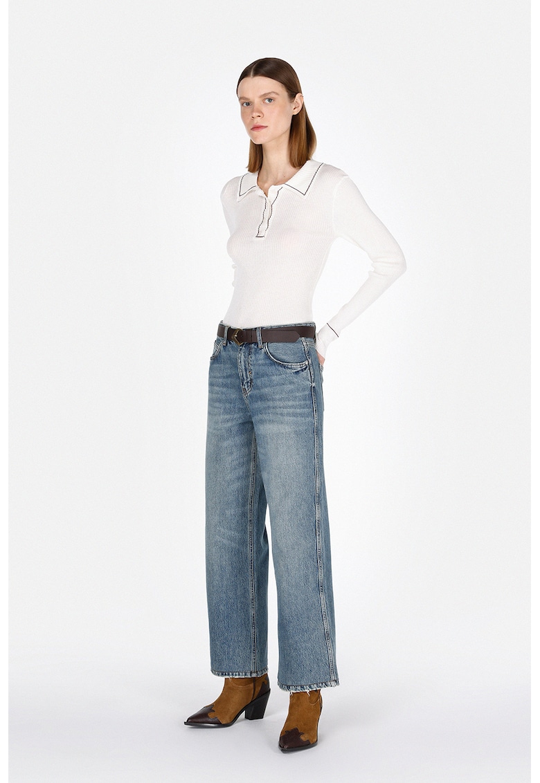 Прави разкроени дънки COLINS