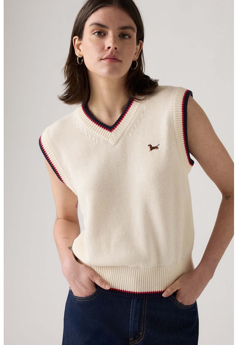 Пуловер без шарка с шпиц Levis