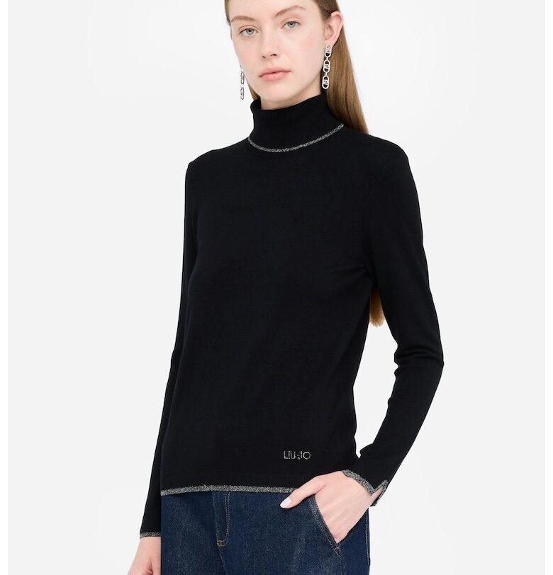 Пуловер с висока яка Liu Jo