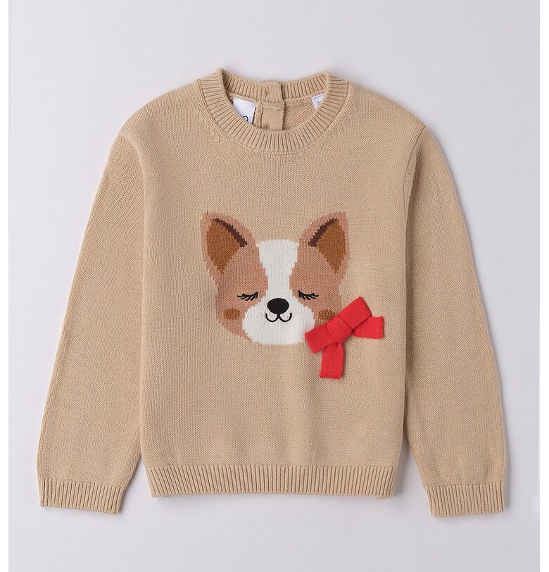 Пуловер с вълна и панделка IDO