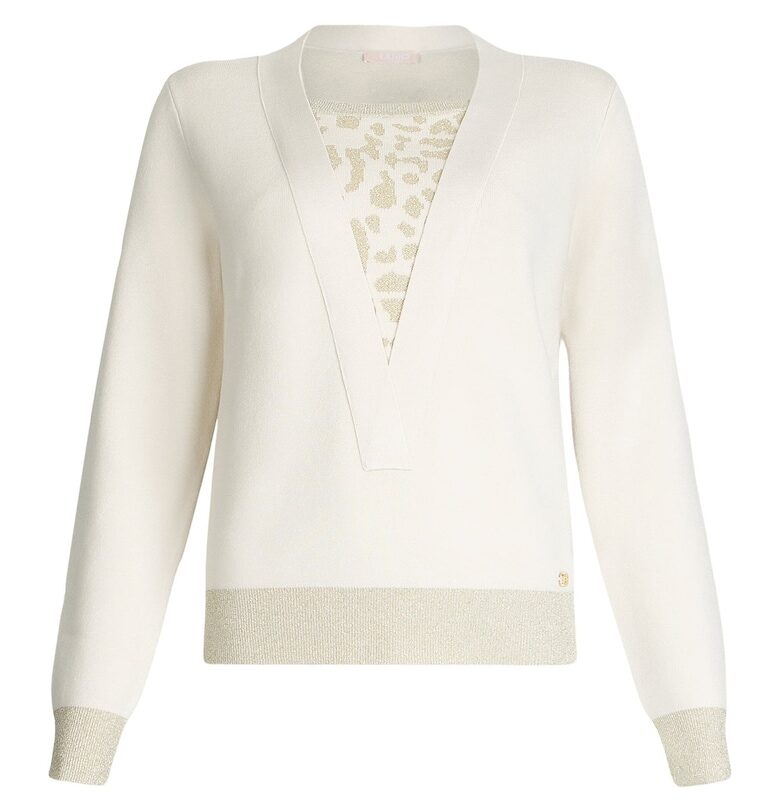 Пуловер с животинска шарка Liu Jo