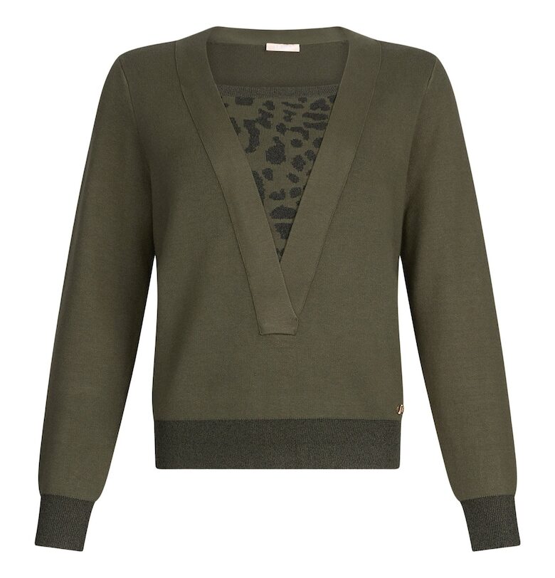 Пуловер с животинска шарка Liu Jo