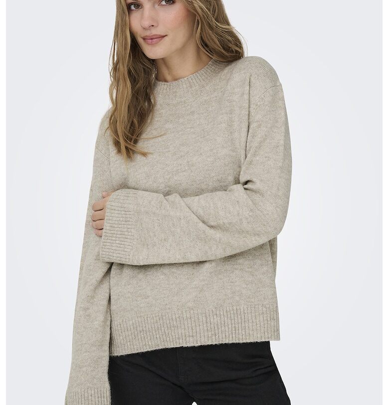 Пуловер с овално деколте и паднали ръкави JdY