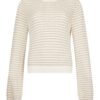 Пуловер с овално деколте и райе Liu Jo