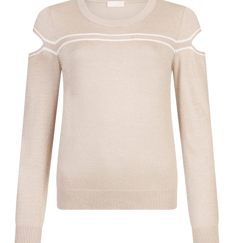 Пуловер с отвори на ръкавите Liu Jo