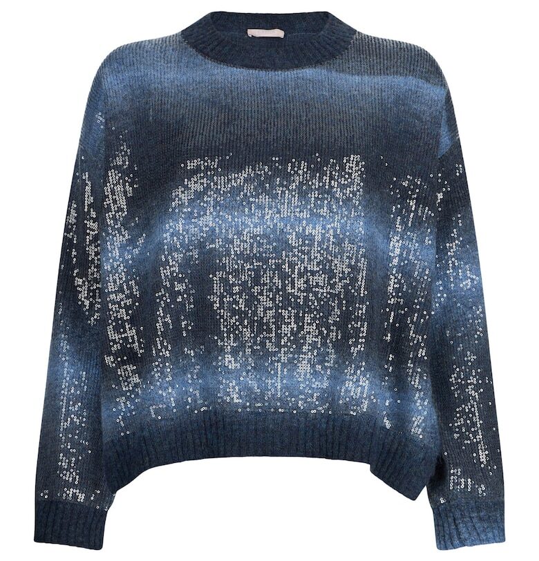 Пуловер с пайети Liu Jo