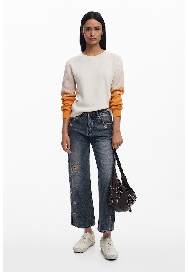 Пуловер с ръкави с ефект деграде DESIGUAL