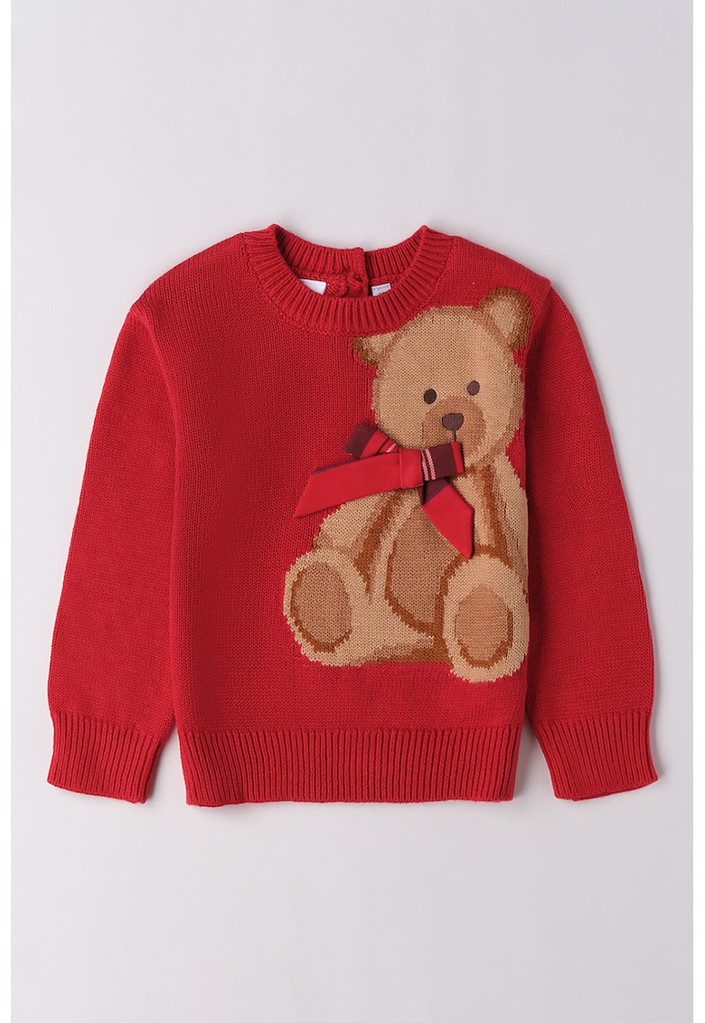 Пуловер с шарка на плюшено мече IDO