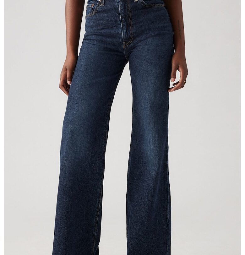 Разкроени дънки с висока талия Levis