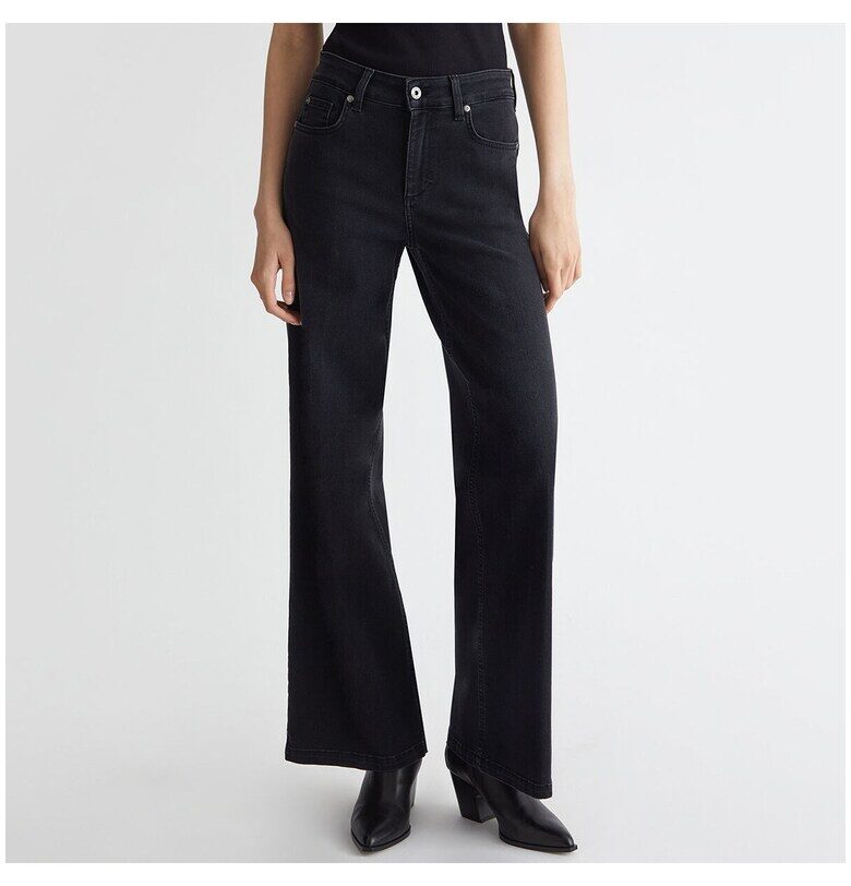 Разкроени дънки с висока талия Liu Jo