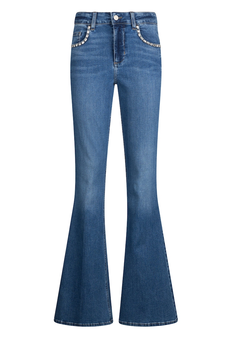 Разкроени дънки с висока талия Liu Jo