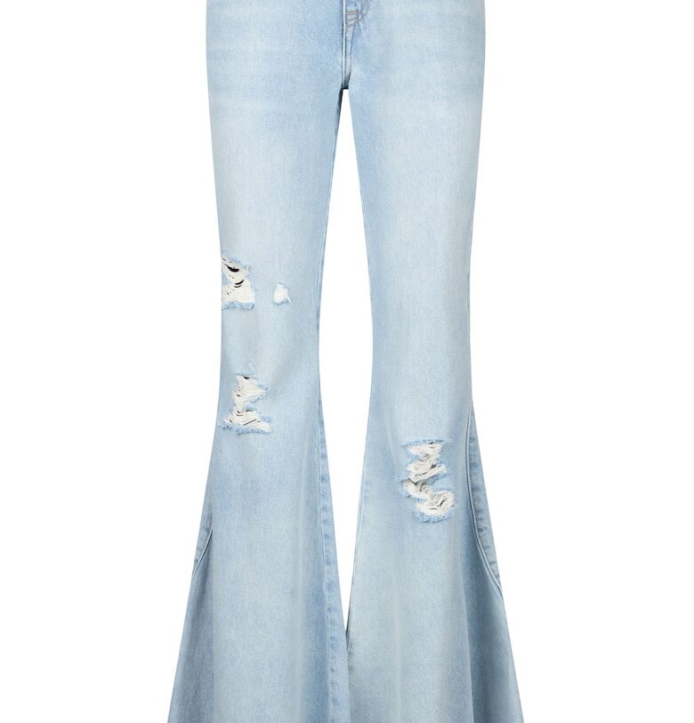 Разкроени дънки с ниска талия Liu Jo