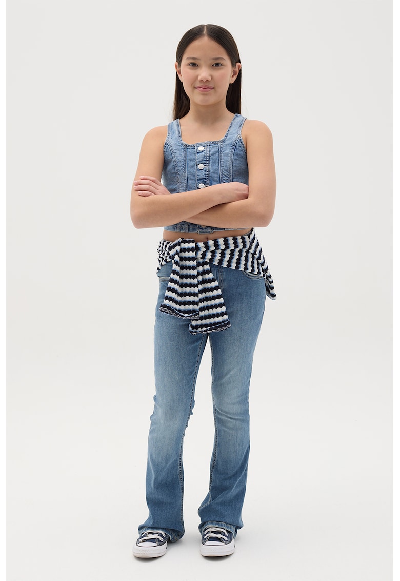 Разкроени дънки със захебен ефект OVS