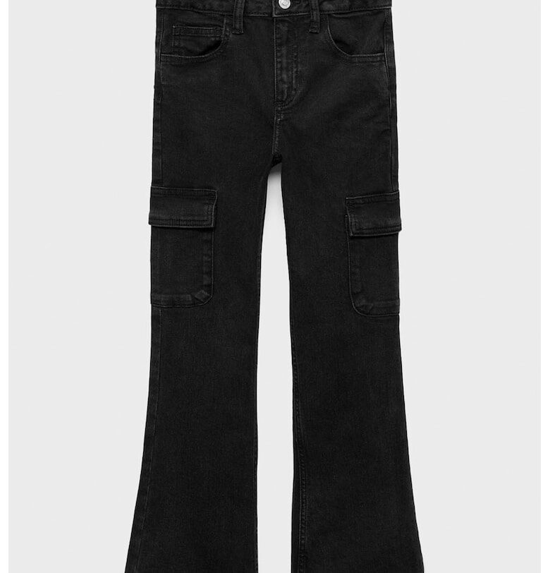 Разкроени карго дънки Mango