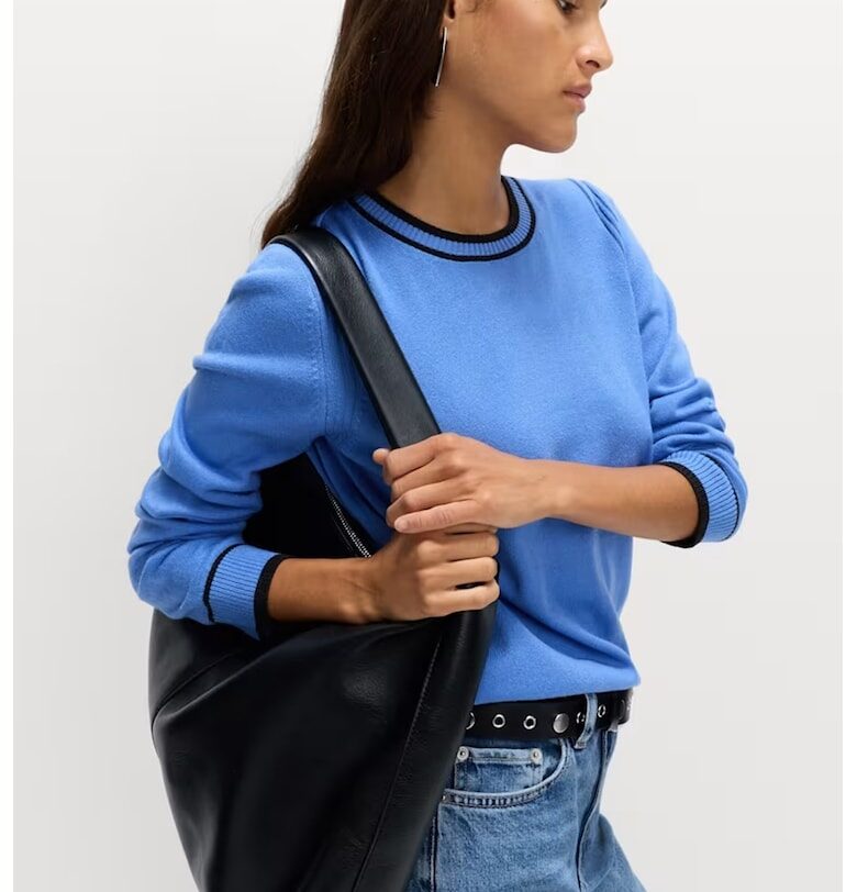 Раиран пуловер с овално деколте Marks  Spencer