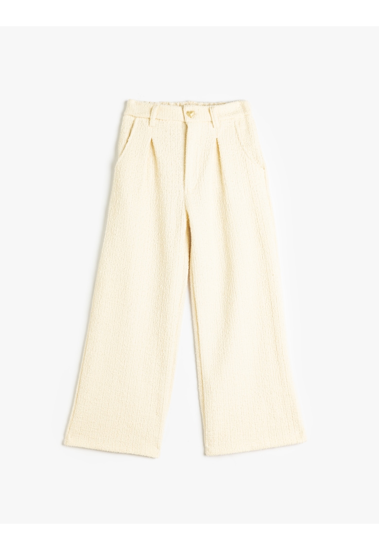 Релефен панталон с широк крачол KOTON